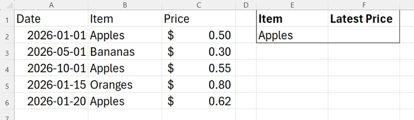 Search from the Bottom When the Last Excel Match Matters