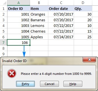 Use Validation to Keep a Beginner Workbook Consistent