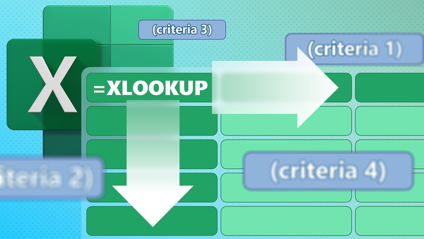 Plan Several Criteria Before Extending an XLOOKUP Formula