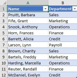 Begin Sorting Excel Data with a Meaningful Order