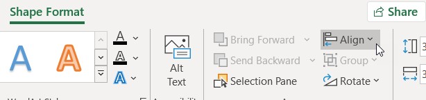 Align Excel Report Objects with Snap Settings