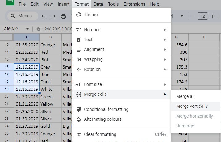 Make Google Sheets Headers Distinct Before Styling the Whole Table