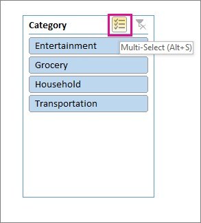 Make PivotTable Filters Visible with Slicers