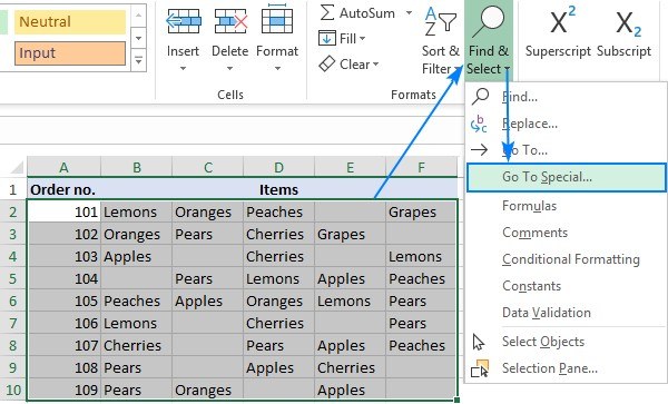 Delete Blank Excel Cells Only When Shifting Data Is Safe