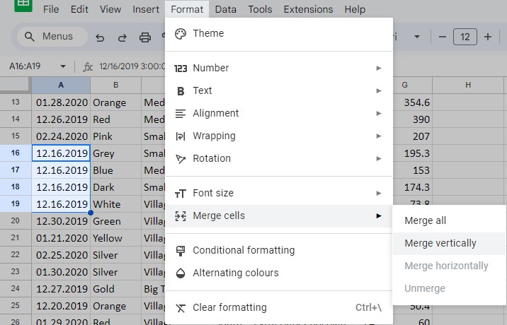Make Google Sheets Headers Distinct Before Styling the Whole Table